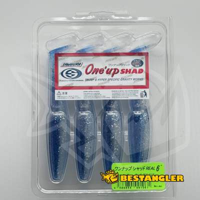 Sawamura One Up Shad 6" #146 Blue Reflect