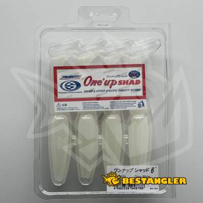 Sawamura One Up Shad 6" #079 Glow White