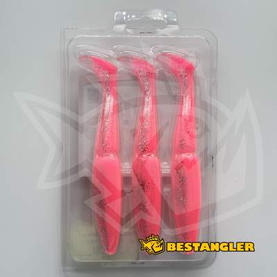 Sawamura One Up Shad 7" #083 Pink Back Glitter Belly