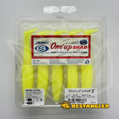 Sawamura One Up Shad 5" #118 Solid Chart