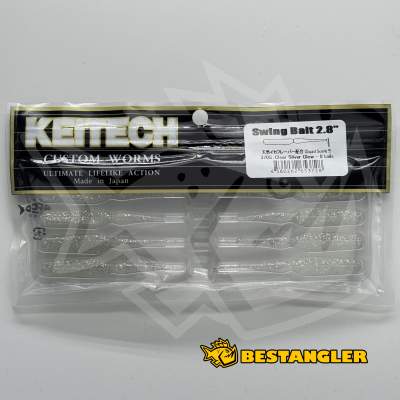 Keitech Swing Bait 2.8" Clear Silver Glow - #370