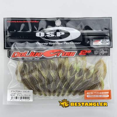 O.S.P DoLive Craw 2" Green Pumpkin/Chart TW107