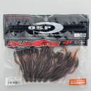 O.S.P DoLive Craw 4" Green Pumpkin/Pink & Red Flake TW155