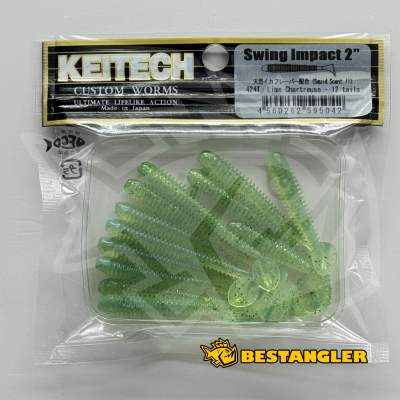 Keitech Swing Impact 2" Lime / Chartreuse - #424