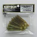 Keitech Swing Impact 2" Green Pumpkin Chartreuse - #401