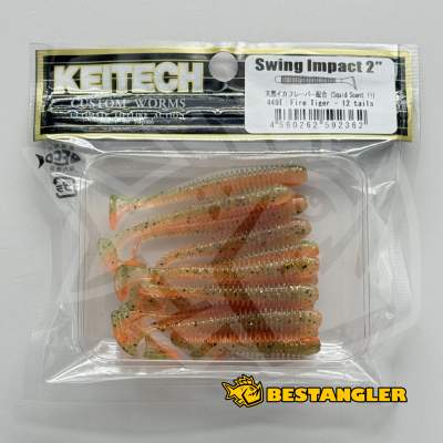 Keitech Swing Impact 2" Fire Tiger - #449