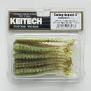 Keitech Swing Impact 3" Green Pumpkin Chartreuse - #401