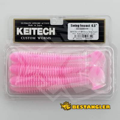 Keitech Swing Impact 4.5" Bubblegum Shad - #442
