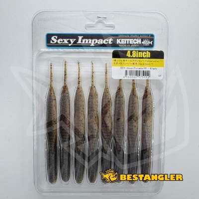 Keitech Sexy Impact 4.8" Green Pumpkin PP. - #101
