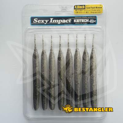 Keitech Sexy Impact 4.8" Gold Flash Minnow - #417