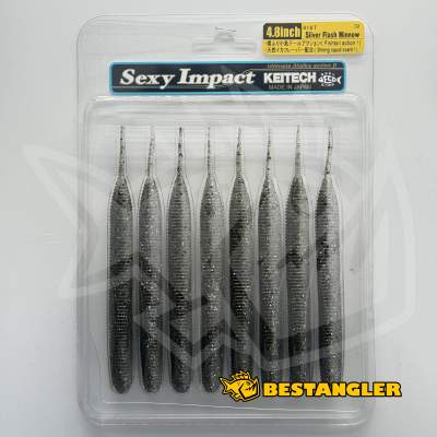 Keitech Sexy Impact 4.8" Silver Flash Minnow - #416