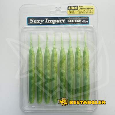 Keitech Sexy Impact 4.8" Lime / Chartreuse - #424