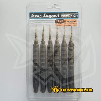 Keitech Sexy Impact 5.8" Green Pumpkin PP. - #101