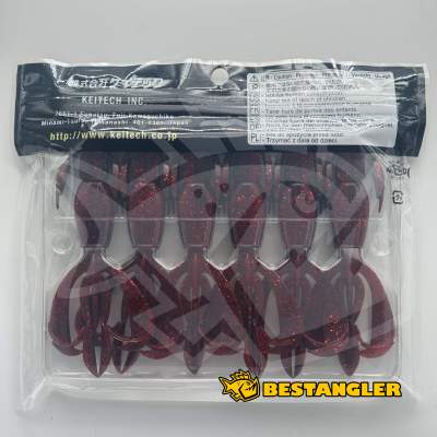 Keitech Crazy Flapper 4.4" Black Cherry - #411