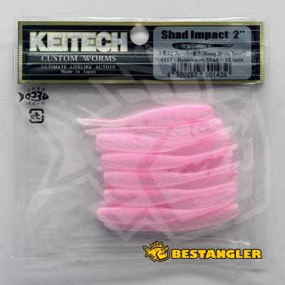 Keitech Shad Impact 2" Bubblegum Shad - #442