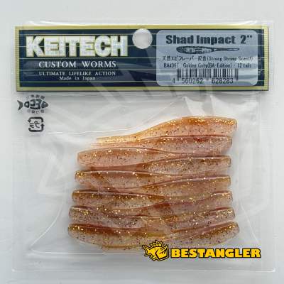 Keitech Shad Impact 2" Golden Goby - BA#06