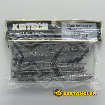 Keitech Shad Impact 4" Silver Flash Minnow - #416