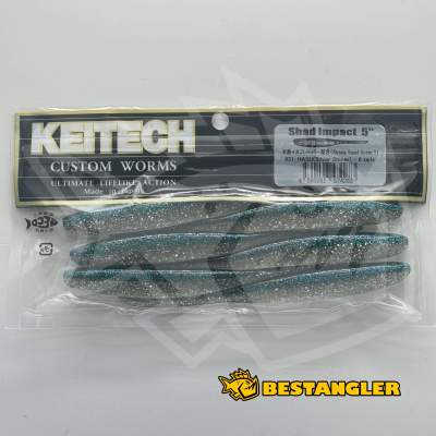 Keitech Shad Impact 5" Hasu (Silver Shiner) - #431