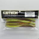Keitech Shad Impact 5" Motoroil / Chartreuse - CT#14
