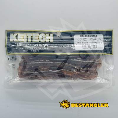 Keitech Neko Camaron 5.5" Smoke Cinnamon Crawdad - #471