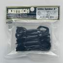 Keitech Little Spider 2" Black - #001
