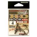 DECOY Worm 117 HD Hook Offset #4 - 818244