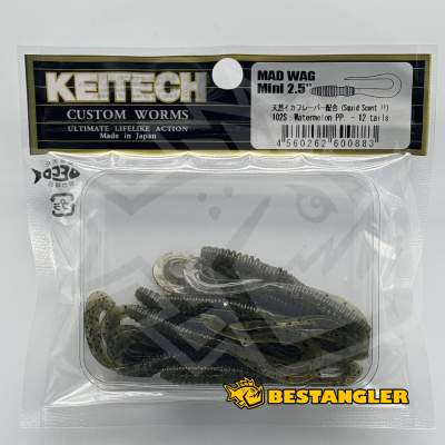 Keitech Mad Wag 2.5" Watermelon PP. - #102