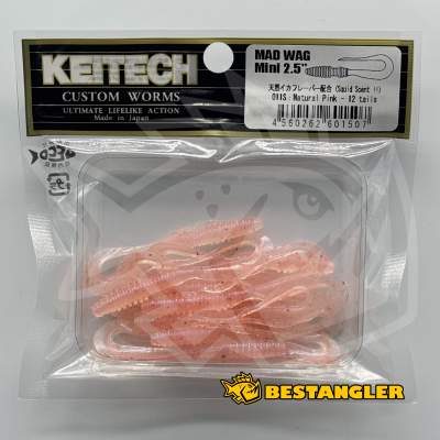 Keitech Mad Wag 2.5" Natural Pink - #011