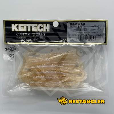Keitech Mad Wag 3.5" Wakasagi Amber - #324