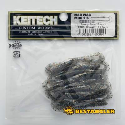 Keitech Mad Wag 2.5" Bluegill - #205