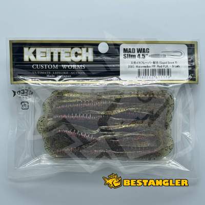 Keitech Mad Wag 4.5" Watermelon PP. Red - #208