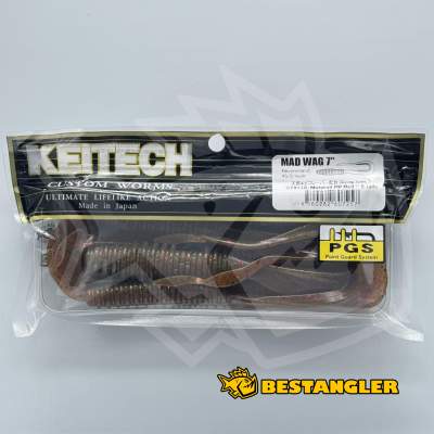 Keitech Mad Wag 7" Motoroil PP. Red - CT#17