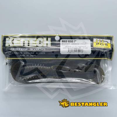 Keitech Mad Wag 7" Green Pumpkin PP. - #101