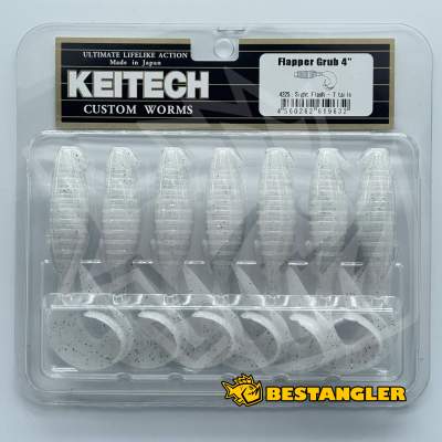 Keitech Flapper Grub 4" Sight Flash - #422