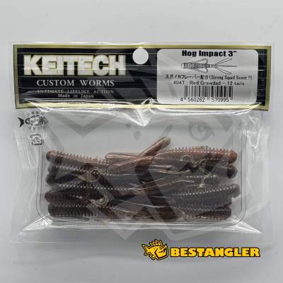 Keitech Hog Impact 3" Red Crawdad - #404