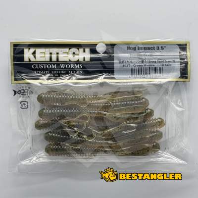 Keitech Hog Impact 3.5" Green Weenie - #403