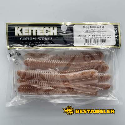 Keitech Hog Impact 4" Natural Craw - CT#04