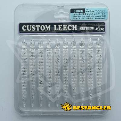 KEITECH Custom Leech 3" Ice Fish - #109