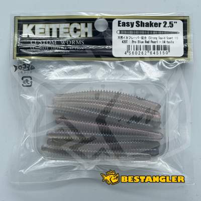 Keitech Easy Shaker 2.5" Pro Blue Red Pearl - #420