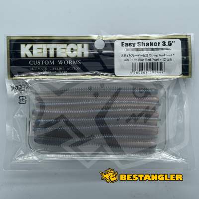 Keitech Easy Shaker 3.5" Pro Blue / Red Pearl - #420