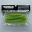 Keitech Easy Shaker 3.5" Clear Chartreuse Glow - #026