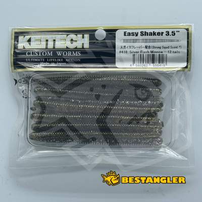 Keitech Easy Shaker 3.5" Silver Flash Minnow - #416