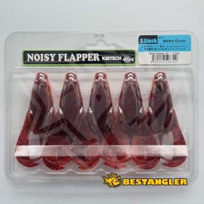 Keitech Noisy Flapper 3.5" Delta Craw - #407