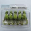 Keitech Noisy Flapper 3.5" Green Pumpkin Chartreuse - #401