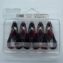 Keitech Noisy Flapper 3.5" Black Red Belly - #467