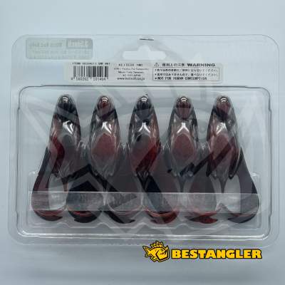 Keitech Noisy Flapper 3.5" Black Red Belly - #467