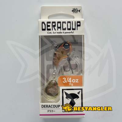 Jackall Deracoup 32 mm 3/4 oz 21 g Silver Powder Gold & Black