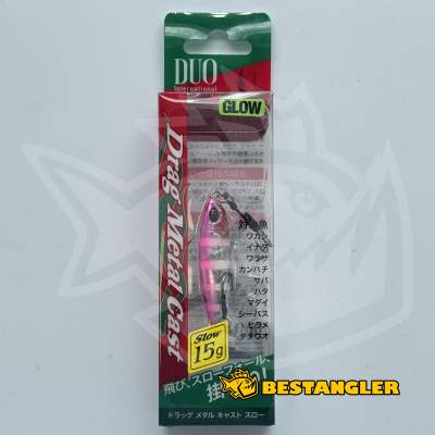 DUO Drag Metal Cast SLOW 15g Pink Zebra Glow PDA0171