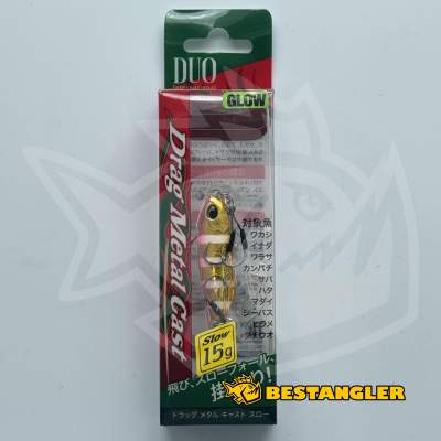 DUO Drag Metal Cast SLOW 15g Pink Gold Zebra Glow PDA0045