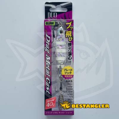 DUO Drag Metal Cast Shot 40g Zebra Glow PJA0101
